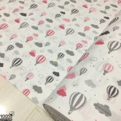 Wella Home Balon Desenli Nevresimlik Poplin Kumaş - Görsel 2