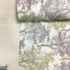 Renkli Büyük Ağaçlar Desenli Poplin Kumaş