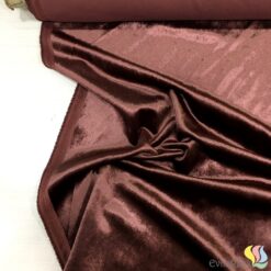 Parlak Vişne Kızılı Kadife Kumaş