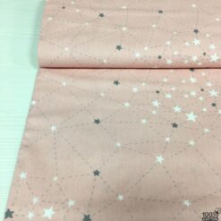 Samanyolu Yıldızlar Poplin Kumaş