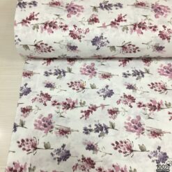 %100 Pamuk Desenli Nevresimlik Poplin Kumaş