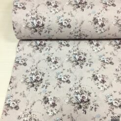 Rose Harmony Desenli Nevresimlik Poplin Kumaş