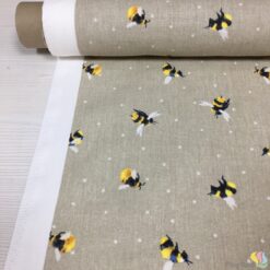 Desenli Keten Kumaş