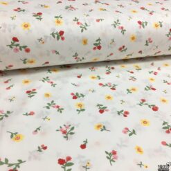 Petites Fleurs Desenli Nevresimlik Poplin Kumaş - Görsel 3