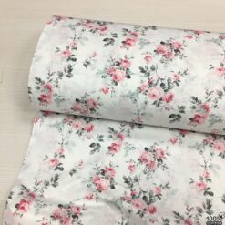 Rosella Desenli Nevresimlik Poplin Kumaş