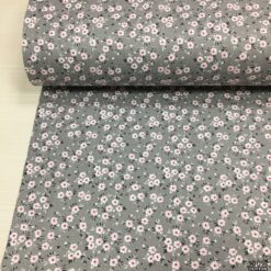 Petite Blooms Desenli Nevresimlik Poplin Kumaş - Görsel 2