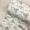Elegant Florals Desenli Flanel Nevresimlik Pazen Kumaş