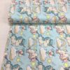Mint Unicorn Desenli Poplin Kumaş