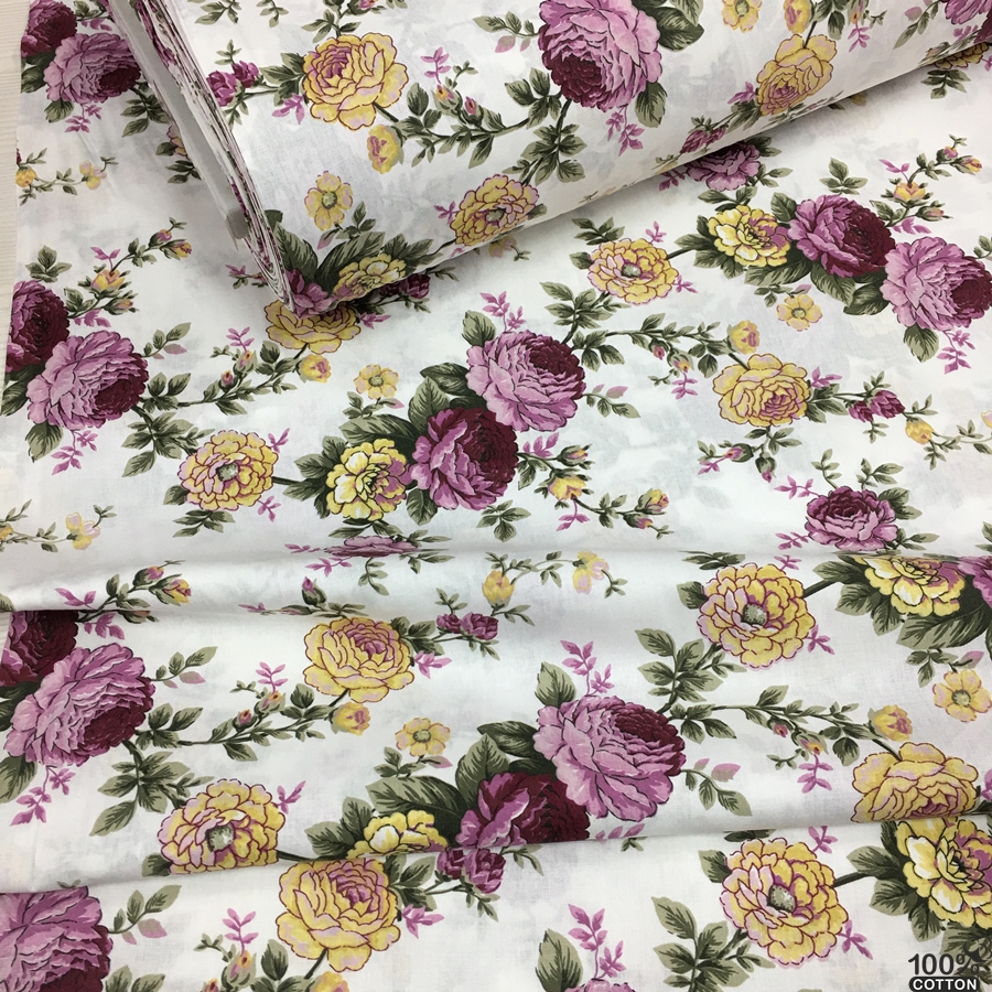 Fairytale Rose Desenli Nevresimlik Poplin Kumaş - Görsel 2