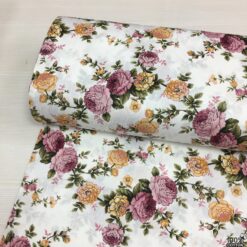 Fairytale Rose Desenli Nevresimlik Poplin Kumaş