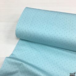 Canlı Mint Zemin Puanlı Nevresimlik Poplin Kumaş