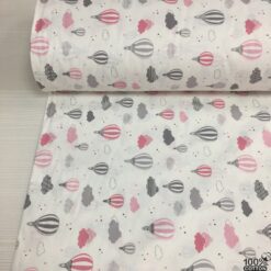Wella Home Balon Desenli Nevresimlik Poplin Kumaş - Görsel 3