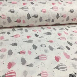 Wella Home Balon Desenli Nevresimlik Poplin Kumaş - Görsel 4
