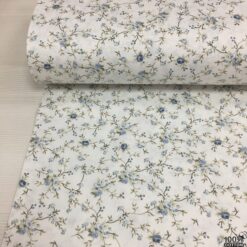 Rosevine Charm Desenli Poplin Kumaş - Görsel 3