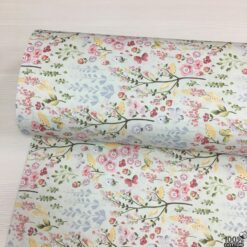 Spring Tale Desenli Nevresimlik Poplin Kumaş