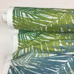 Desenli Keten Kumaş