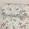 Kır Çiçekleri Desenli Panama Keten Kumaş