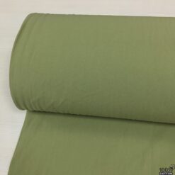Yağ Yeşili Renk %100 Pamuk Lux Jakard Poplin
