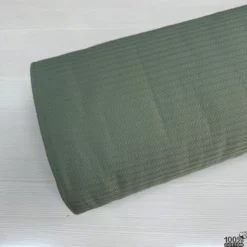Haki Yeşil Renk Örgü Pike Kumaşı
