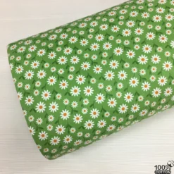 Papatya Desen Nevresimlik Flanel Pazen Kumaş - Görsel 4