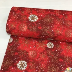 Winter Glow Panama Keten Kumaş