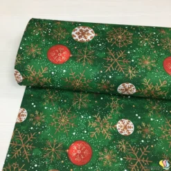 Winter Glow Panama Keten Kumaş