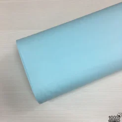 Canlı Buz Mavi Poplin Kumaş - Görsel 2