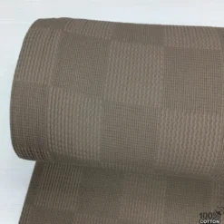 Toprak Renk Waffle Pike Kumaşı - Görsel 3