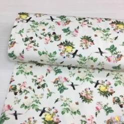 Desenli Panama Keten Kumaş