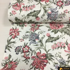 Desenli Çok Amaçlı DUCK Keten Kumaş - Görsel 3