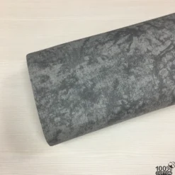 Koyu Gri Renk Batik Poplin Kumaş - Görsel 4