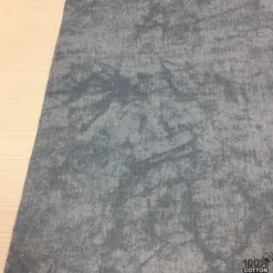 İndigo Renk Batik Poplin Kumaş - Görsel 2