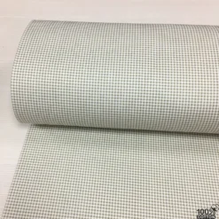 Haki Yeşil Renk Pötikare %100 Pamuk Nevresimlik Poplin Kumaş