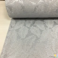 Gri Desenli Pike Takımlık Şönil Kumaş - Görsel 4