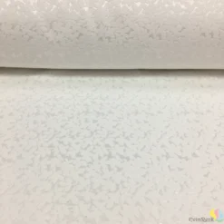 Beyaz Renk Desenli Pike Takımlık Şönil Kumaş - Görsel 4