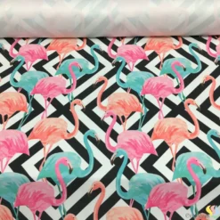 Flamingo Desenli Döşemelik Perdelik Dijital Baskı Kumaş