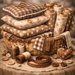 220 cm Eninde Kılıflık Döşeklik Keten Kumaş