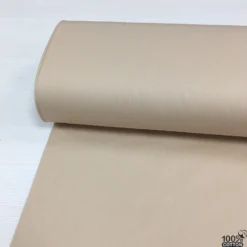 Karamel Düz Renk Poplin Kumaş