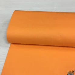 Turuncu Düz Renk Poplin Kumaş