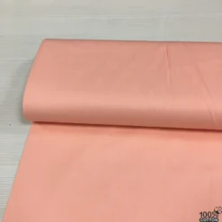 Somon Düz Renk Poplin Kumaş