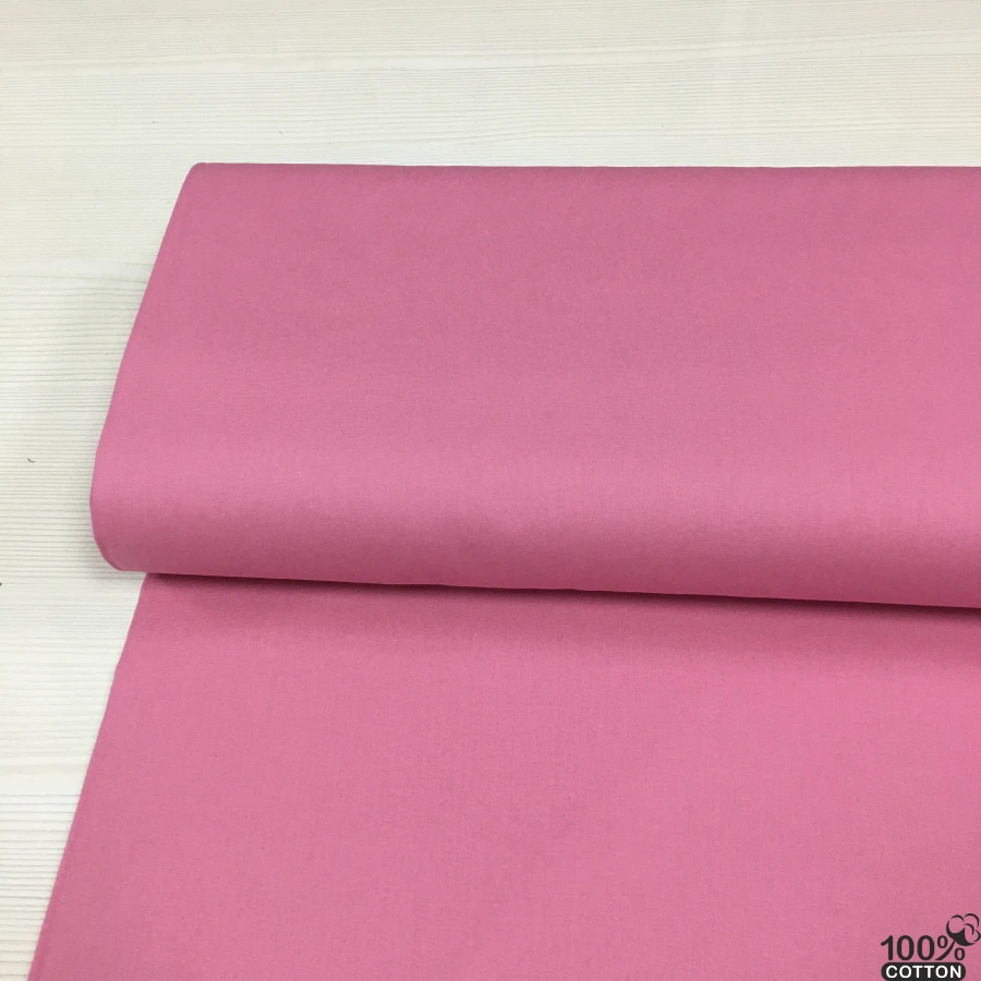 Soft Gül Pembe Renk Poplin Kumaş