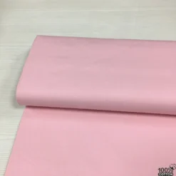 Açık Gül Pembe Düz Poplin Kumaş
