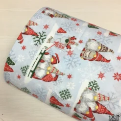 Cüceler Desenli Nevresimlik Flanel Pazen Kumaş - Görsel 4