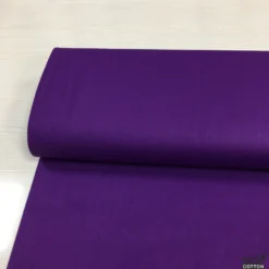 Mor Düz Renk Poplin Kumaş