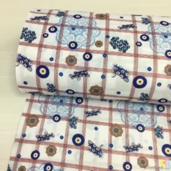 Desenli Sofralık Masa Örtülük Raşel Kumaş