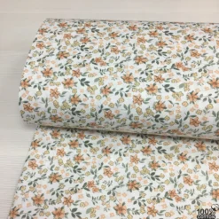 Ditsy Floral %100 Pamuk Nevresimlik Poplin Kumaş - Görsel 5