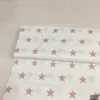 Wella Pudra Yıldız %100 Pamuk Nevresimlik Poplin Kumaş