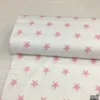 Wella Pembe Yıldız %100 Pamuk Nevresimlik Poplin Kumaş