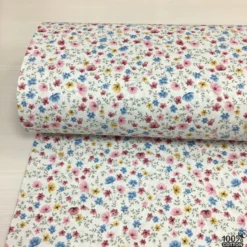 Cottage Floral %100 Pamuk Nevresimlik Poplin Kumaş