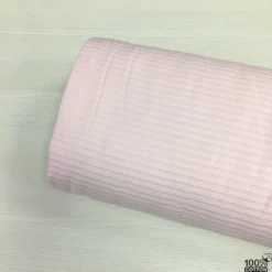Açık Bebe Pembe Renk Örgü Pike Kumaşı